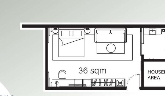 Type A1 Floorplan 388 sqft