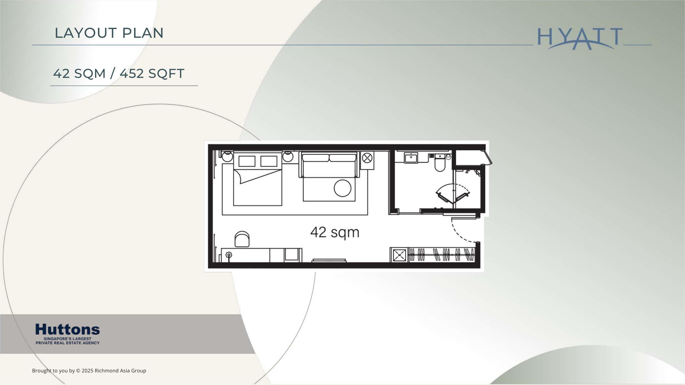 Unit Layout 42sqm