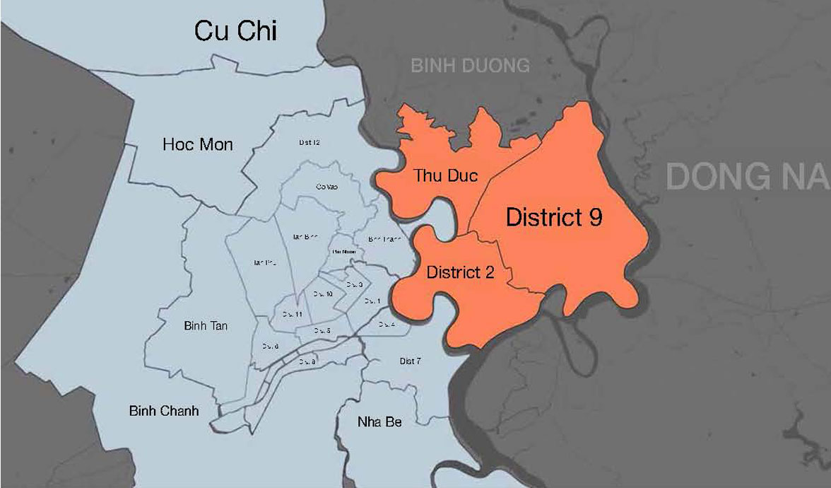 The 9 Stellars in Ho Chi Minh City Vietnam THU DUC Smart City
